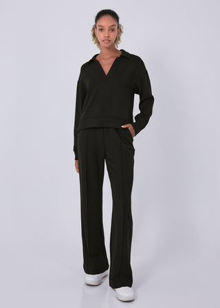 All-Around Lounge Straight Leg Pant Black