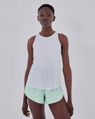 Womens Run Tank White