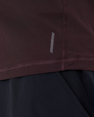 Mens Run Tank Dark Cocoa