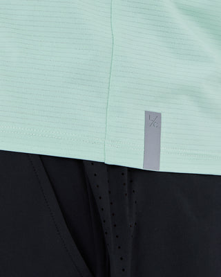 Mens Hybrid Active Long Sleeve Top Style Fresh Mint