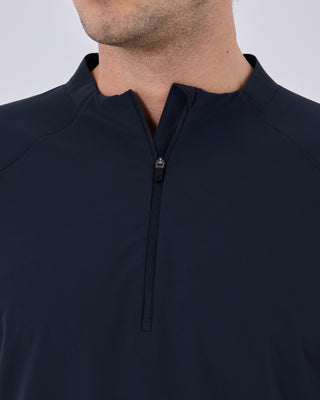 Mens Agility Half Zip Top Navy Pewter