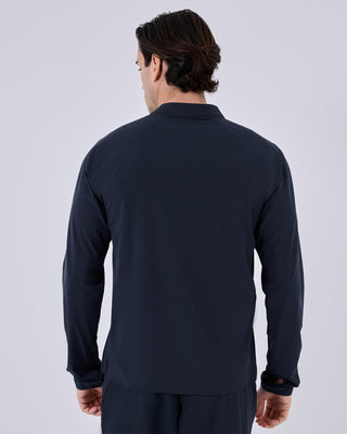 Mens Agility Half Zip Top Navy Pewter