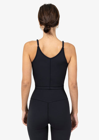 Women's Longline Bra Black