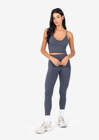 Women's Longline Bra Graphite