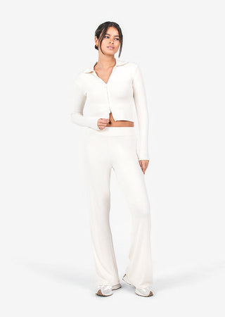 Women's Zip-Through Eggnog