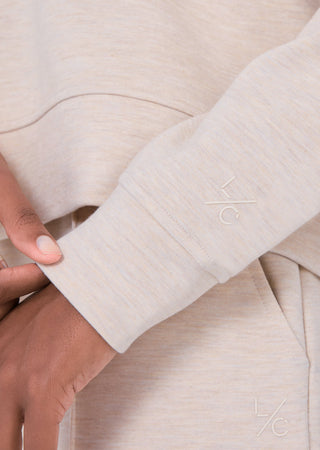 Women's Collar Sweater Oatmeal Heather