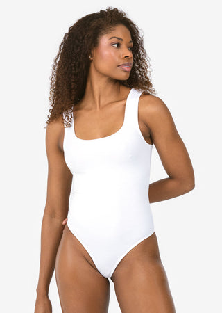 Women's Sleeveless Body White
