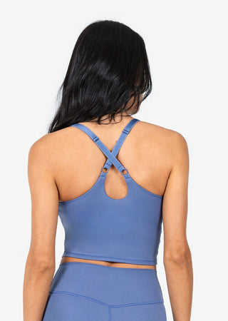 Women's Longline Bra Indigo