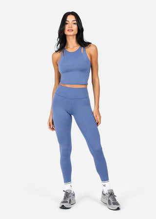 Women's Longline Bra Indigo