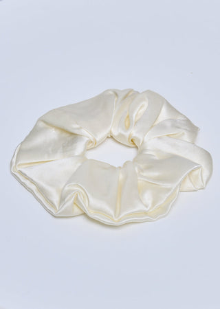 Women's Silk Scrunchie Cream
