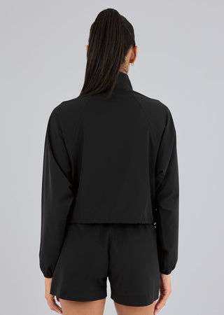 Women's Half Zip Jacket Black