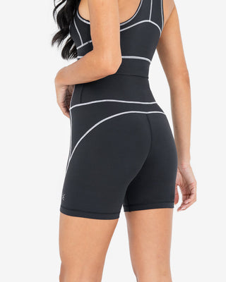 Women's Contrast Shorts Black