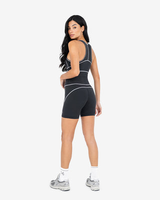 Women's Contrast Shorts Black