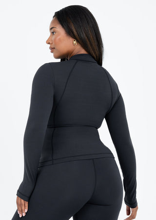 Women's Zip Up Jacket Black