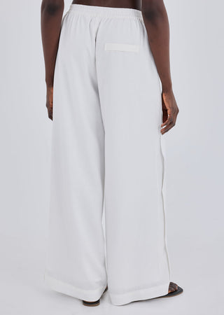 Women Linen Relaxed Pant Ivory