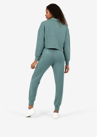 Premium Lounge Half Zip Dark Forest
