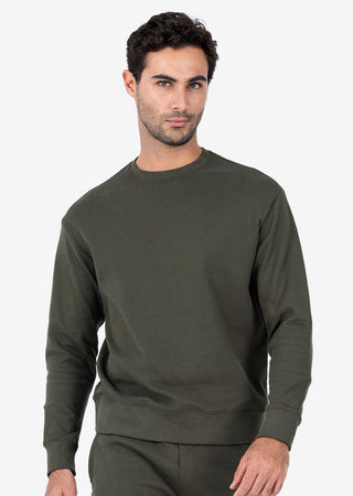 Men's Crew Neck Sweat Army Green