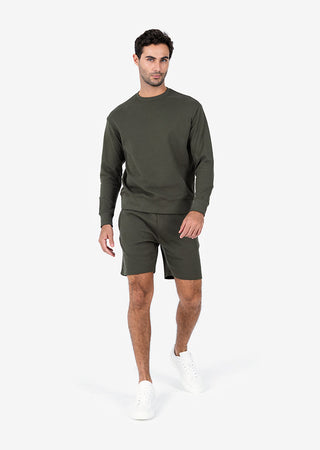 Men's Crew Neck Sweat Army Green