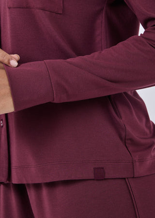 Women's Shirt Dark Burgundy