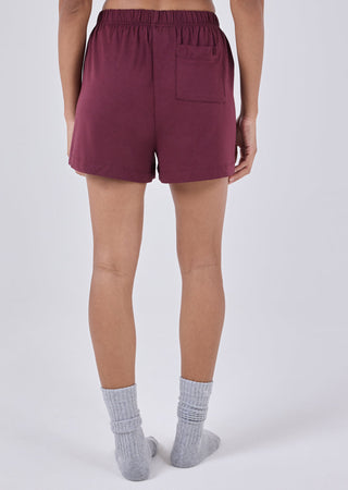 Women's Short Dark Burgundy