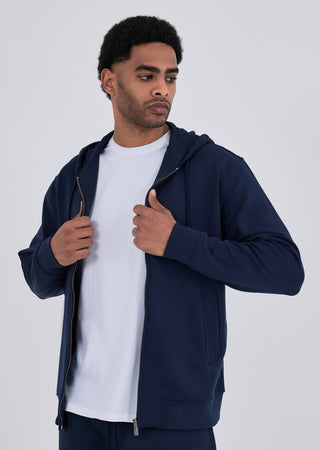Men's Zip Up Hoodie Dark Navy