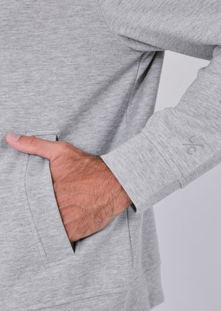 Mens All Around Lounge Bomber Grey Marl