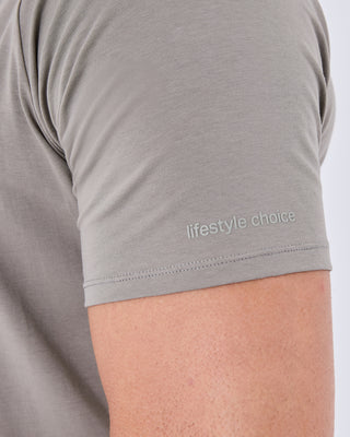 Mens Essential Tee Pebble Grey