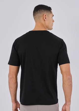 Mens Mercerised Tee Black