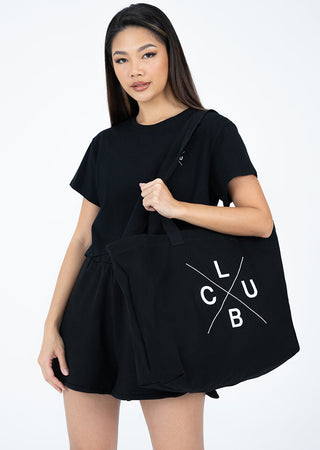 L'COUTURE Bags Black / One Size Club LC Canvas Tote Bag Black