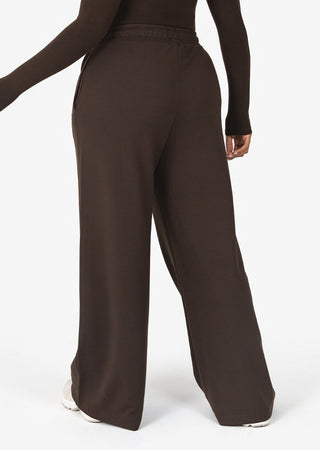 Women's Wide Leg Trouser Coffee
