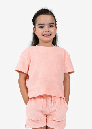 L'COUTURE Club LC Mini Terry Tee Peach