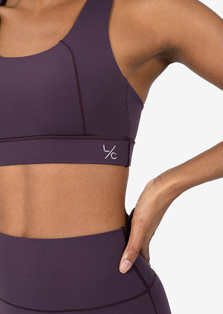 Women's Crossback Bra Mulberry