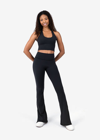 Women's Halter Tank Bra Black