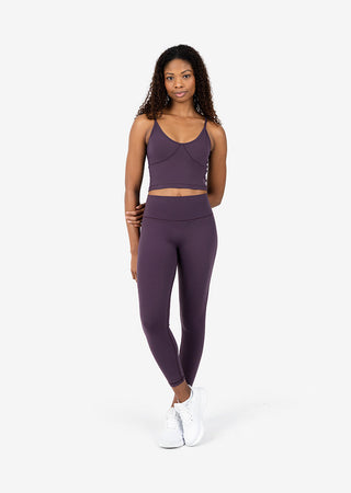 Women's Longline Bra Mulberry