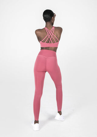 L'COUTURE Leggings Elevate Glide Scrunch Bum Legging Rose