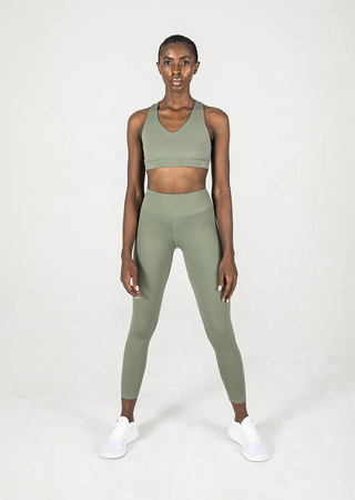 L'COUTURE Leggings Elevate Touch 7/8 Legging Khaki