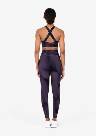 Women's Marble High Waist Legging Mulberry
