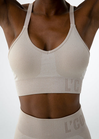 L'COUTURE Sports Bras Elevate Seamless Bra Oat Marl