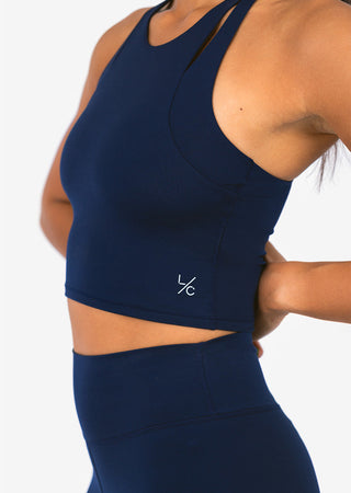 Women's Longline Bra Navy