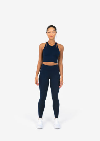 Women's Longline Bra Navy
