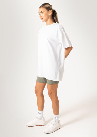 L'COUTURE Tees & Tanks Elevate Boyfriend Tee White