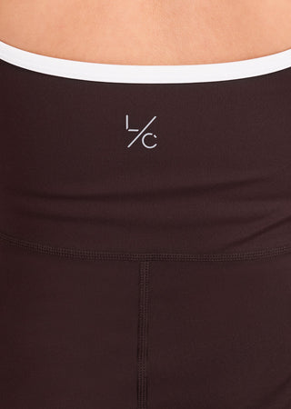 Women's Contrast Active Dress Dark Cocoa