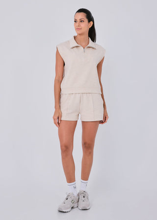 Women's Half-Zip Sweatshirt Oatmeal Heather