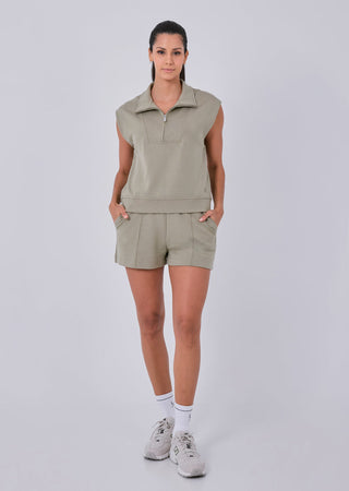 Women's Pintuck Shorts Abby Stone