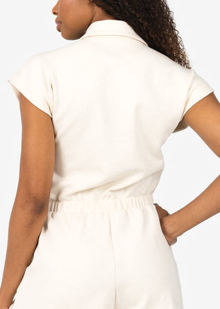 LC All-Around Lounge Romper Eggnog