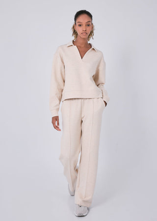 Women's Straight Leg Pants Oatmeal Heather