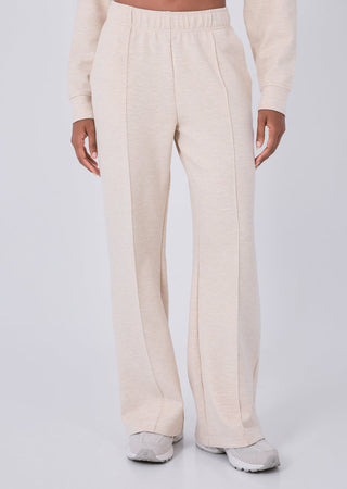 Women's Straight Leg Short Length Pants Oatmeal Heather