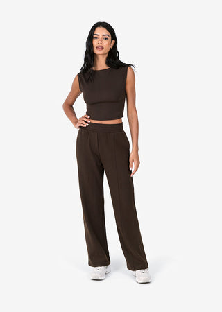 LC All-Around Lounge Straight Leg Trouser Coffee