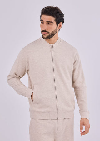 Men's Bomber Oatmeal Heather