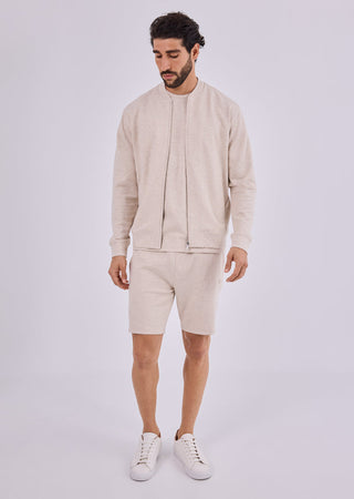 Men's Bomber Oatmeal Heather